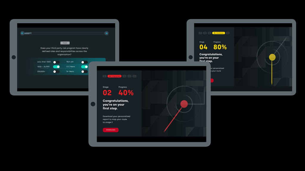 Aravo discover tool screens